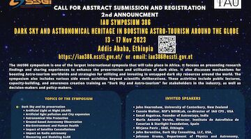 IAUS 386: Dark sky and astronomical heritage in boosting astro-tourism around the globe