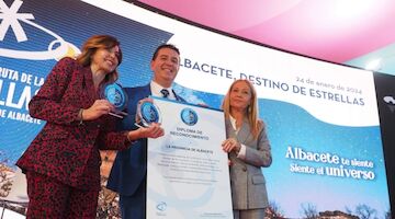 Albacete declarada en Fitur primera provincia Destino Turístico Starlight del mundo