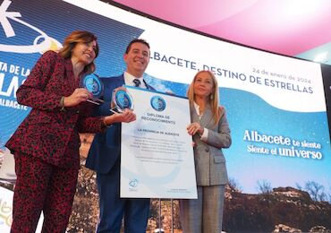 Albacete declarada en Fitur primera provincia Destino Turístico Starlight del mundo