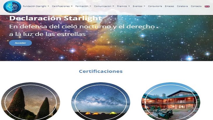 Lanzamos la nueva web de la Fundacin Starlight