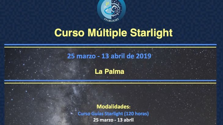 CURSO MLTIPLE STARLIGHT LA PALMA 2019