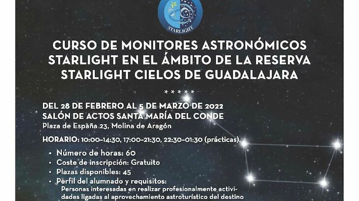 Curso de Monitores Astronmicos Starlight Reserva Starlight de Guadalajara