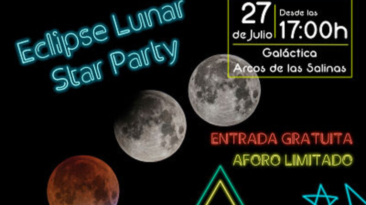 El eclipse lunar del 27 de julio ser protagonista de la Star Party que se celebrar en la Reserva Starlight y Destino Turstico Starlight Territorio GdarJavalambre