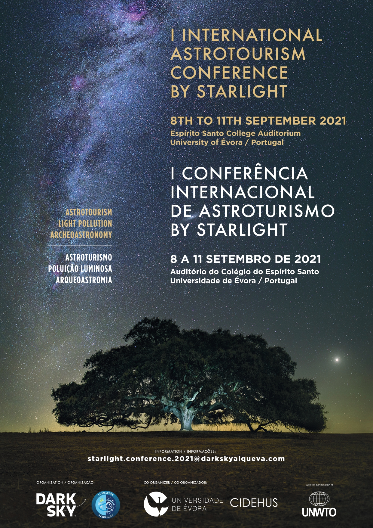 cartel I Conferencia Internacional Astroturismo ok