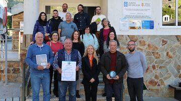 Acto de entrega del certificado para Os Ancares Lucenses en Lugo y Mesa de Trabajo Starlight 
