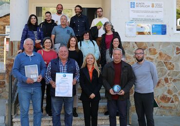 Acto de entrega del certificado para Os Ancares Lucenses en Lugo y Mesa de Trabajo Starlight 