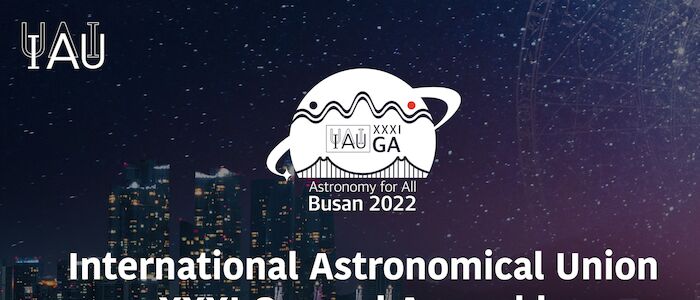ASAMBLEA GENERAL DE LA IAU 2022, Busan, Corea