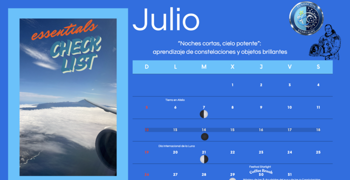 Julio 2026: noches cortas, grandes cielos y el inicio de la temporada estival del astroturismo