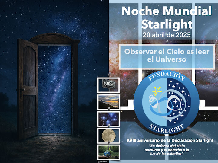 XVIII Noche Mundial Starlight: Observar el Cielo es leer el Universo