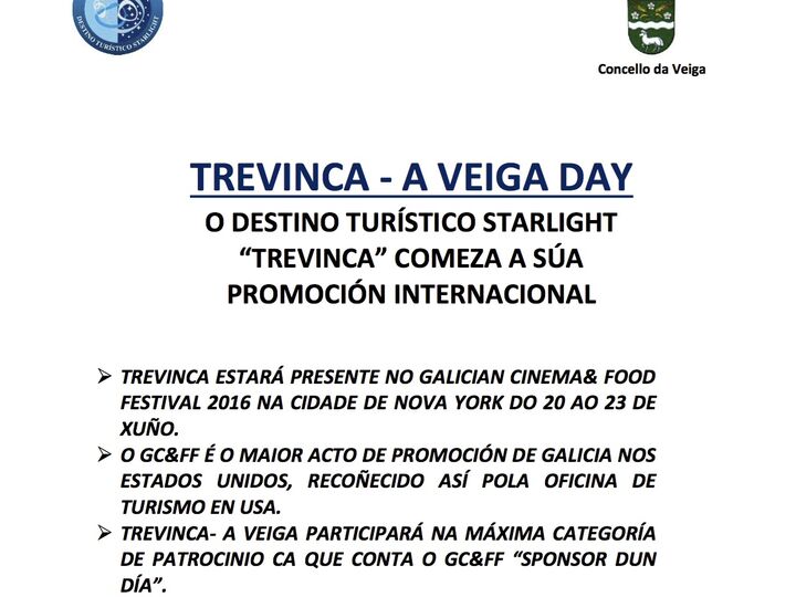 El Destino Turístico Starlight Trevinca estará presente en el “Galician Cinema&Food”