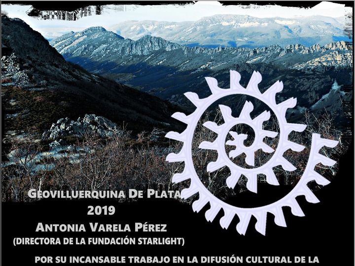 Premio del Geoparque Villuercas Ibores Jara para la Directora de Fundación Starlight