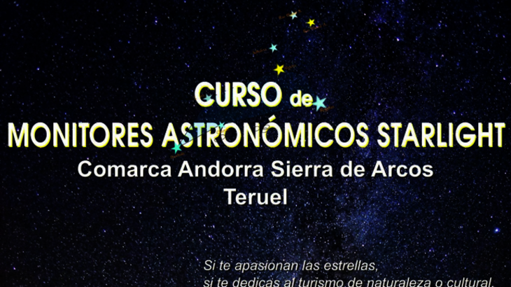 Curso de Monitores Astronmicos Starlight comarca Andorra Sierra de Arcos