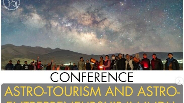Conferencia de Antonia Varela para el Indian Institute of Astrphysics Starlight origen y oportunidades del astroturismo