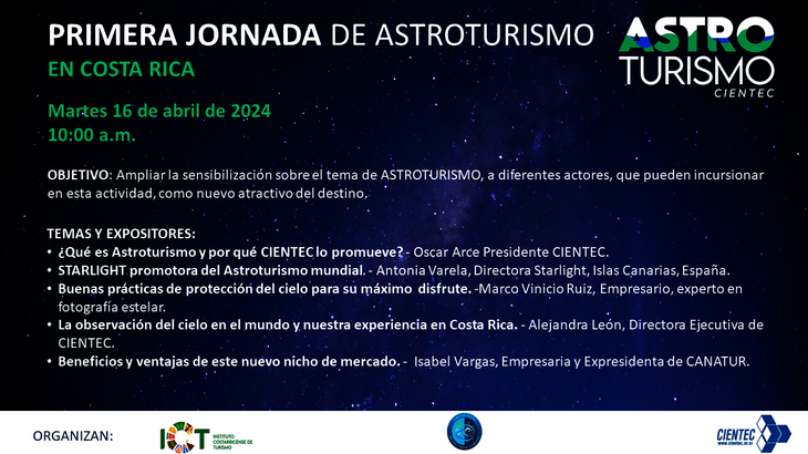 I Jornada de Astroturismo en Costa Rica