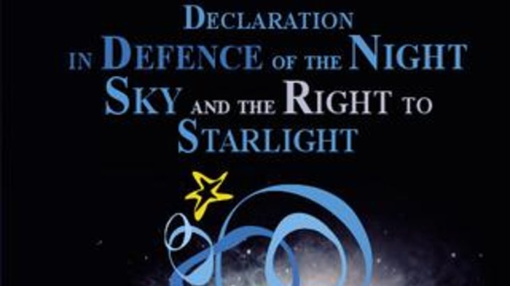 X ANIVERSARIO DE LA DECLARACIN STARLIGHT PRESERVING THE SKIES