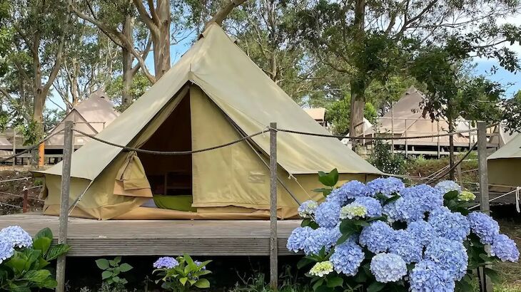 Naturaleza ocano y cielo en Camping Isla de Ons el nuevo Campamento Starlight de Galicia