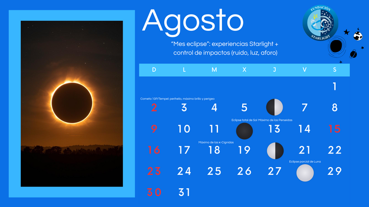 Agosto 2026 el gran mes del eclipse y de las noches ms esperadas del ao