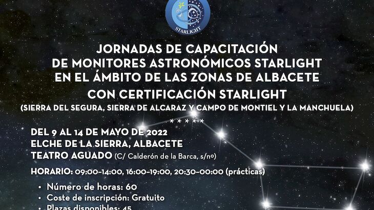 Las zonas Starlight de Albacete acogen el XX Curso de Monitores Astronmicos Starlight