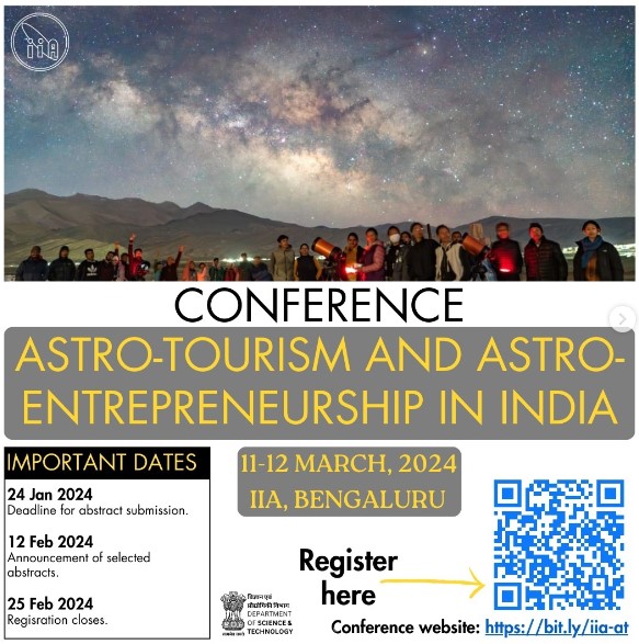 Charla astroturismo instituto astrofísica india