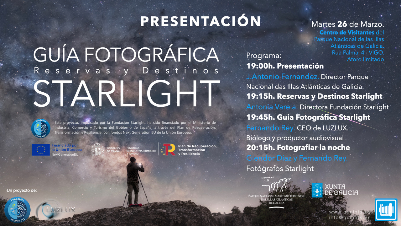presentación guía fotográfica starlight