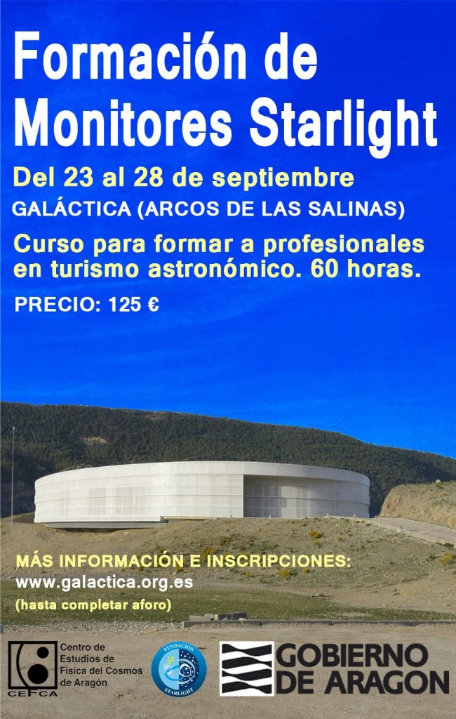 CURSO MONITORES STARLIGHT-GALÁCTICA 2019