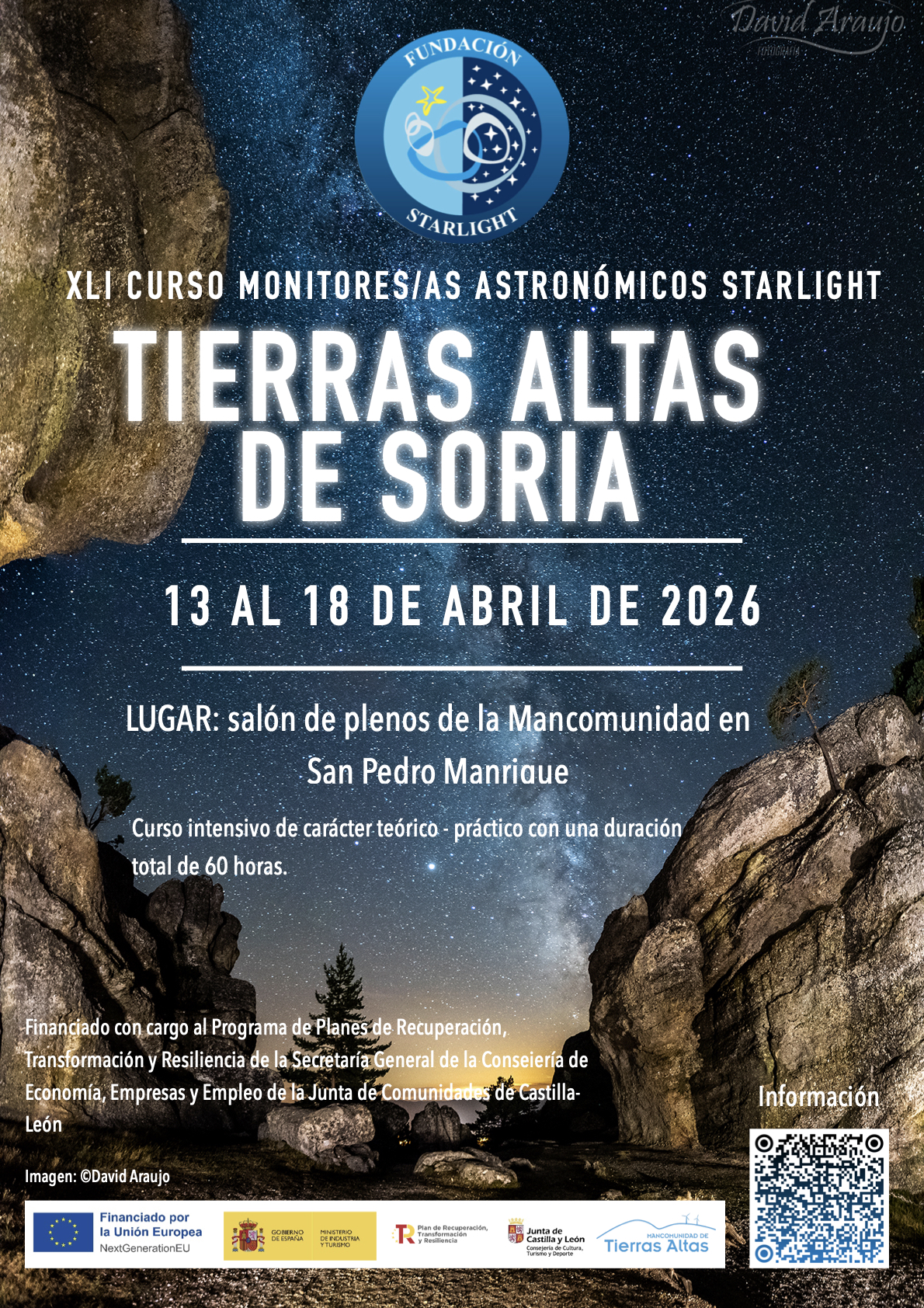 Cartel Curso Tierras Altas de Soria