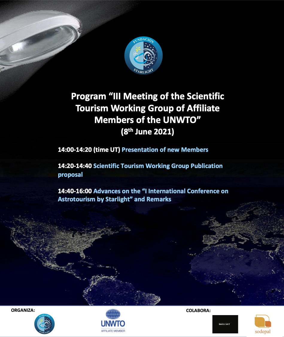 III Meeting WG SCIENTIFIC GROUP-UNWTO 